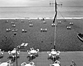 Deckchairs and tables, Brighton, Sussex