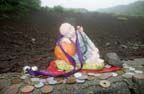Coins & statue