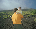 Girl on shoulder