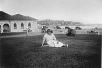 Olive on the lawn, Bondi_Jan 1934
